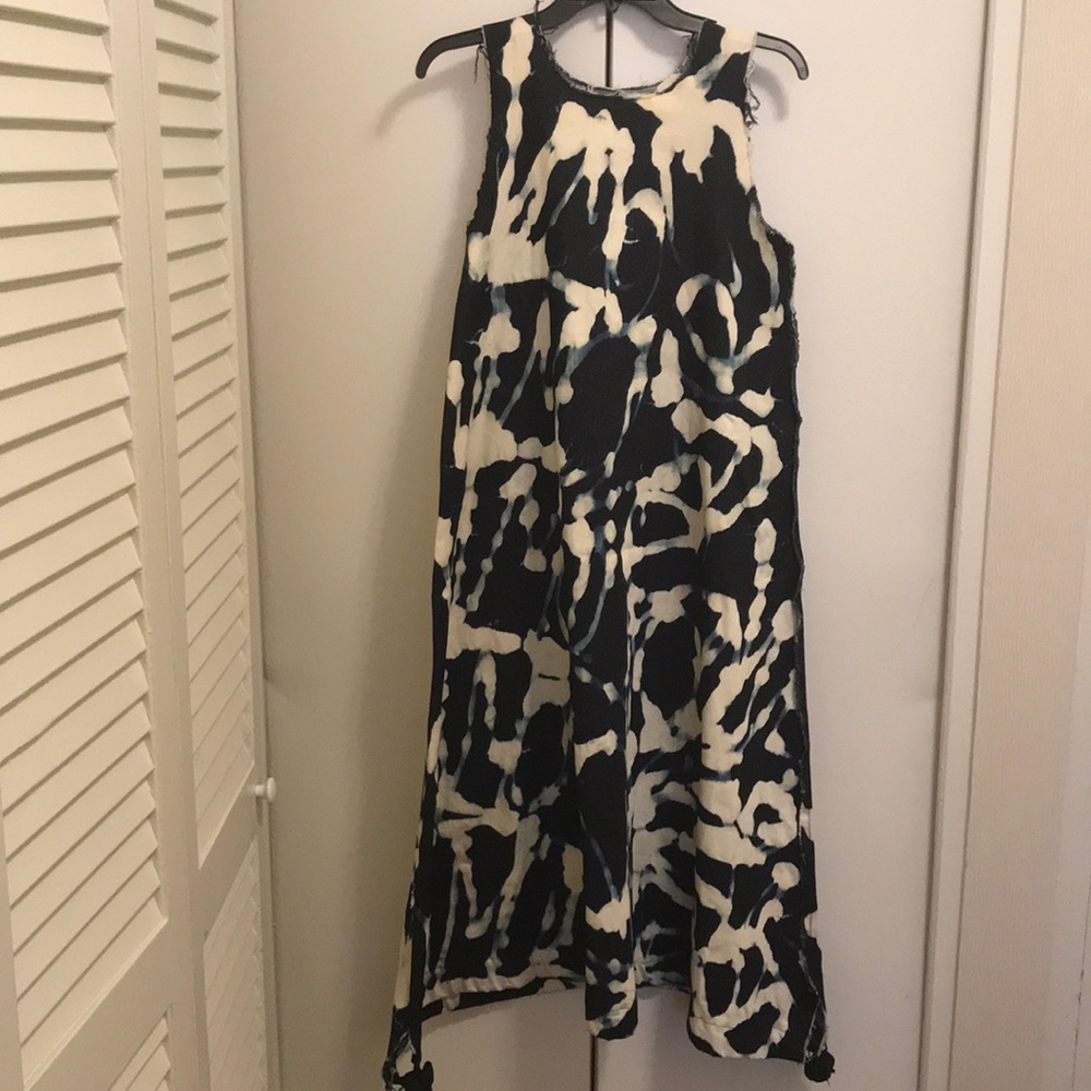 Artist designed denim dress.  New, never worn.